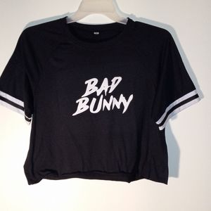 Bad Bunny Crop Top Medium Shirt